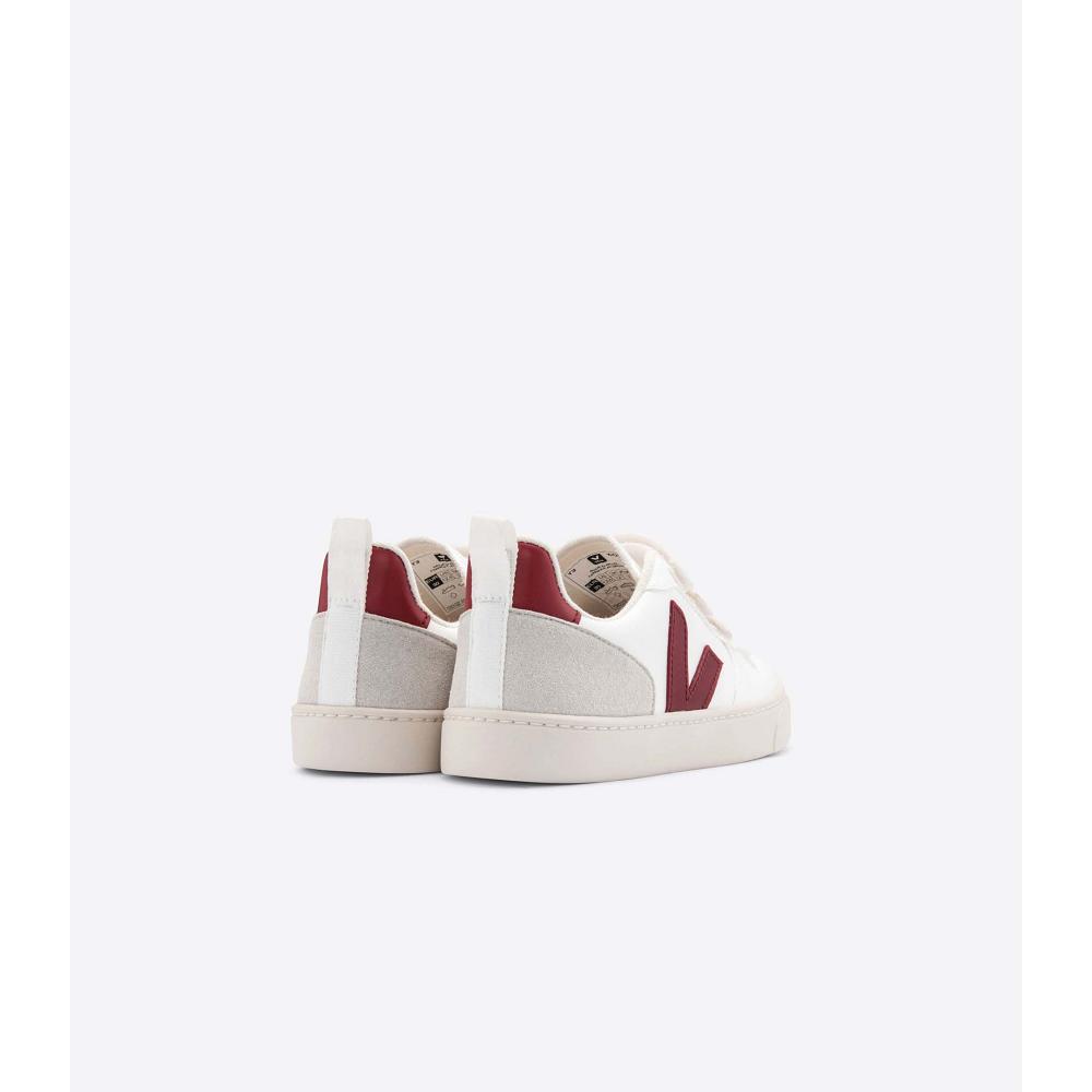 Veja V-10 CWL Schoenen Kinderen White/Red | BE 780DFM